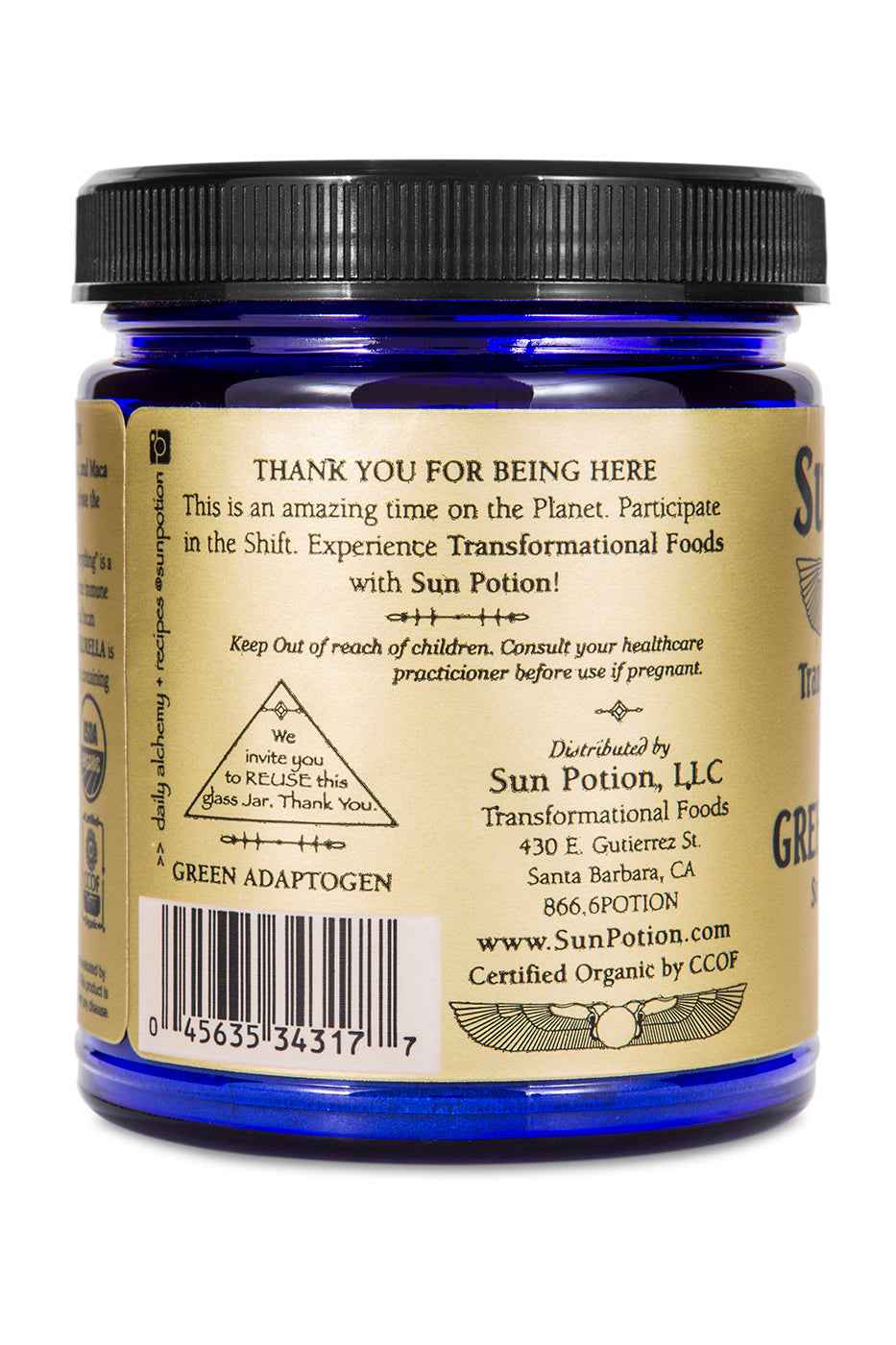 Green Adaptogen (Suma, Maca, Chlorella Blend)