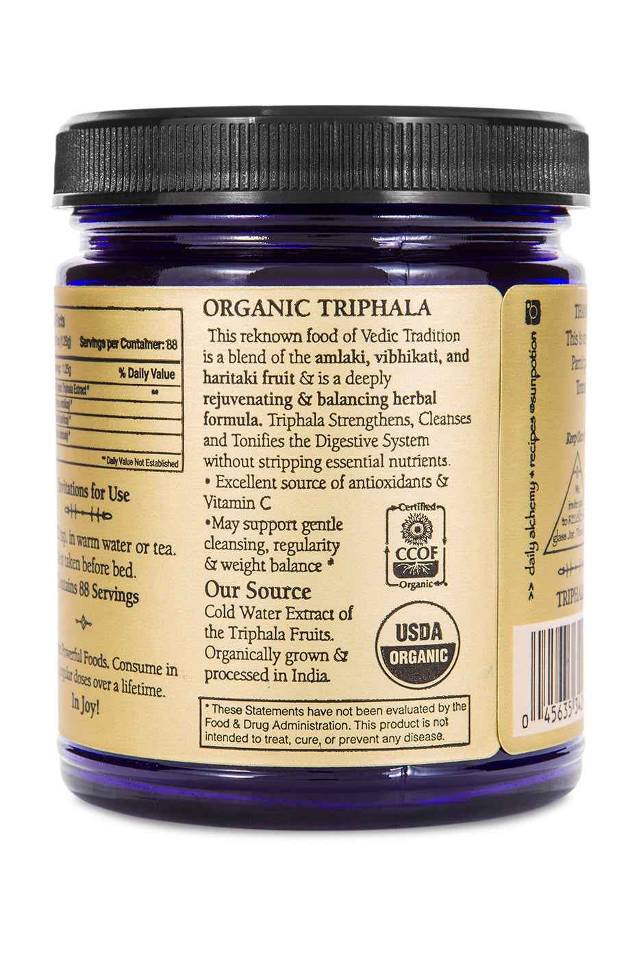 Triphala (Cold Water Extract Powder)