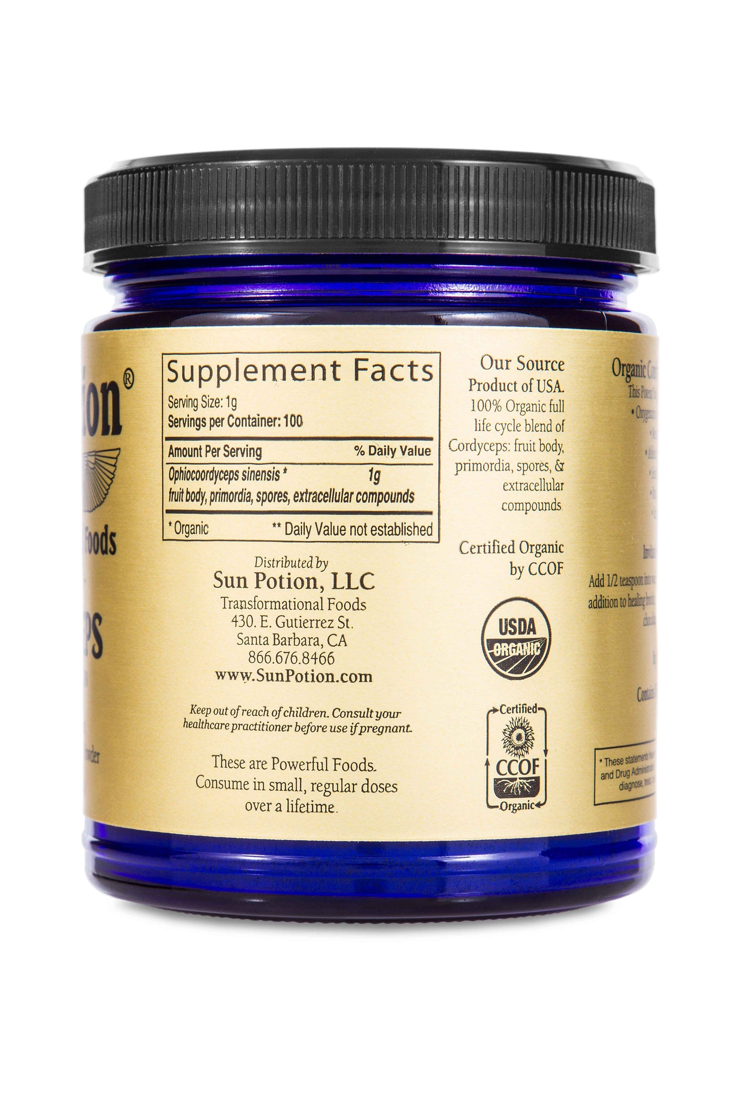 Cordyceps Mushroom Powder