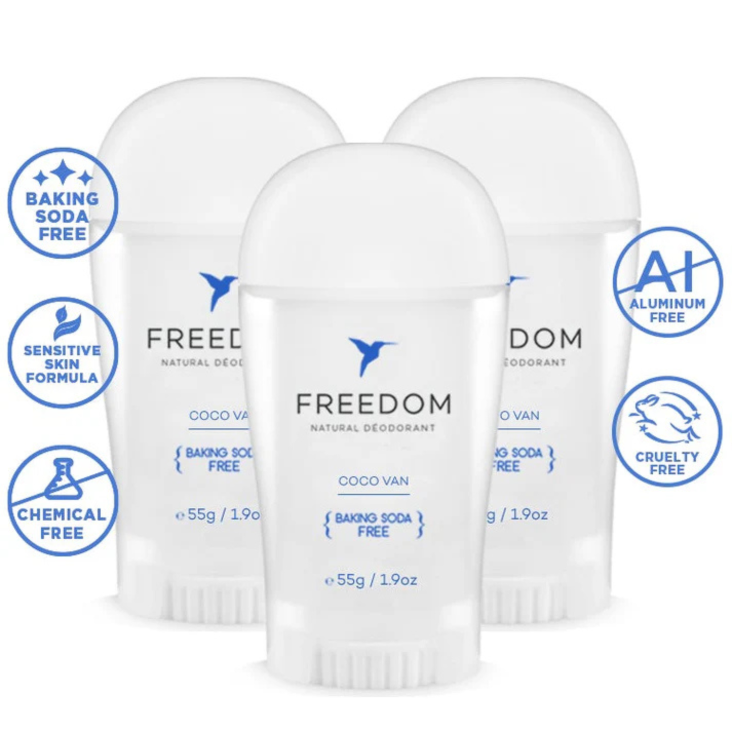 Aluminum Free Natural Deodorant 1.9oz | EWG Verified