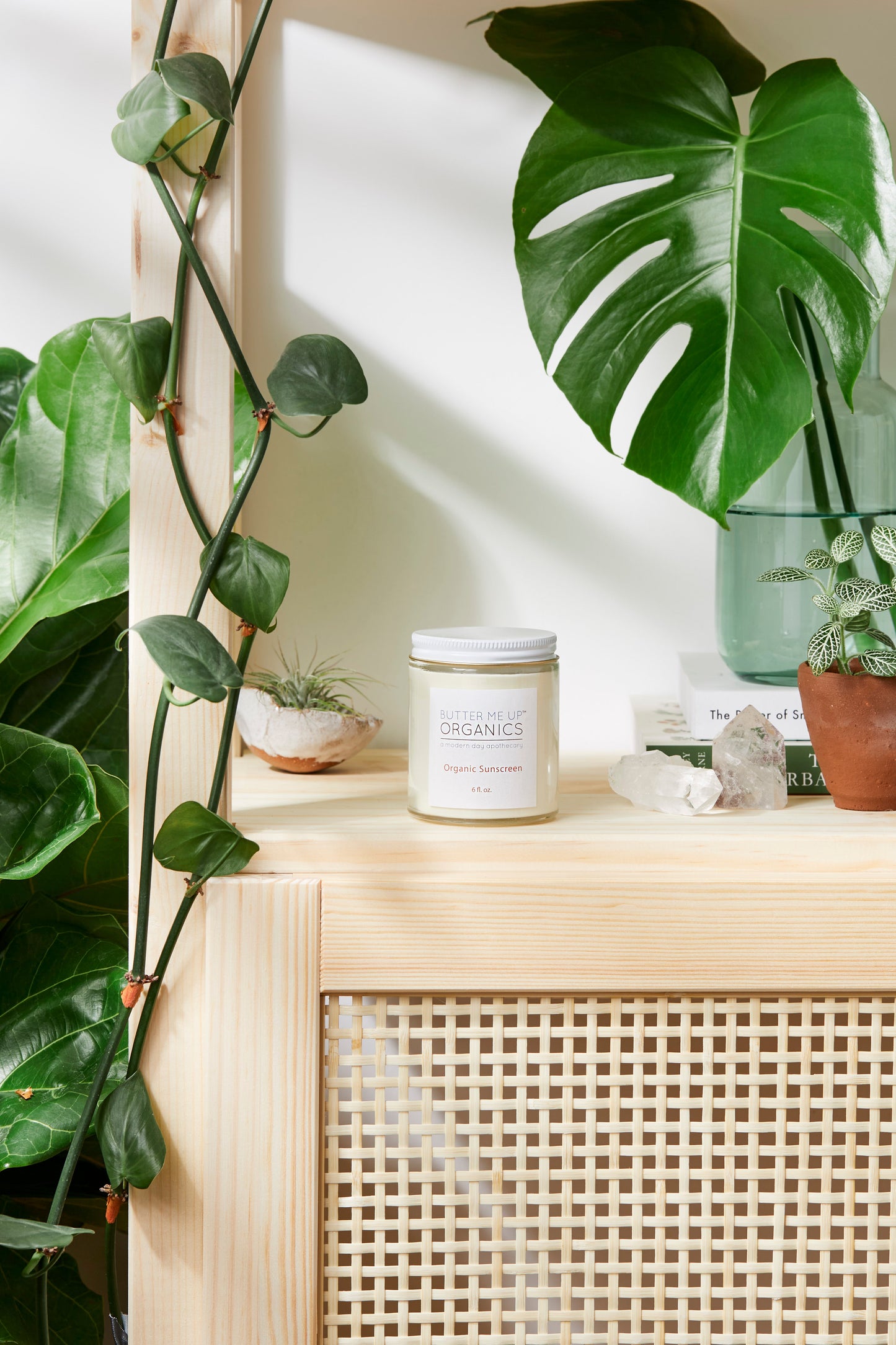 Natural Organic Suns  Block/ Safe Protection/ Non-Nano Zinc Oxide / Sun Protection / Butter Me Up Organics