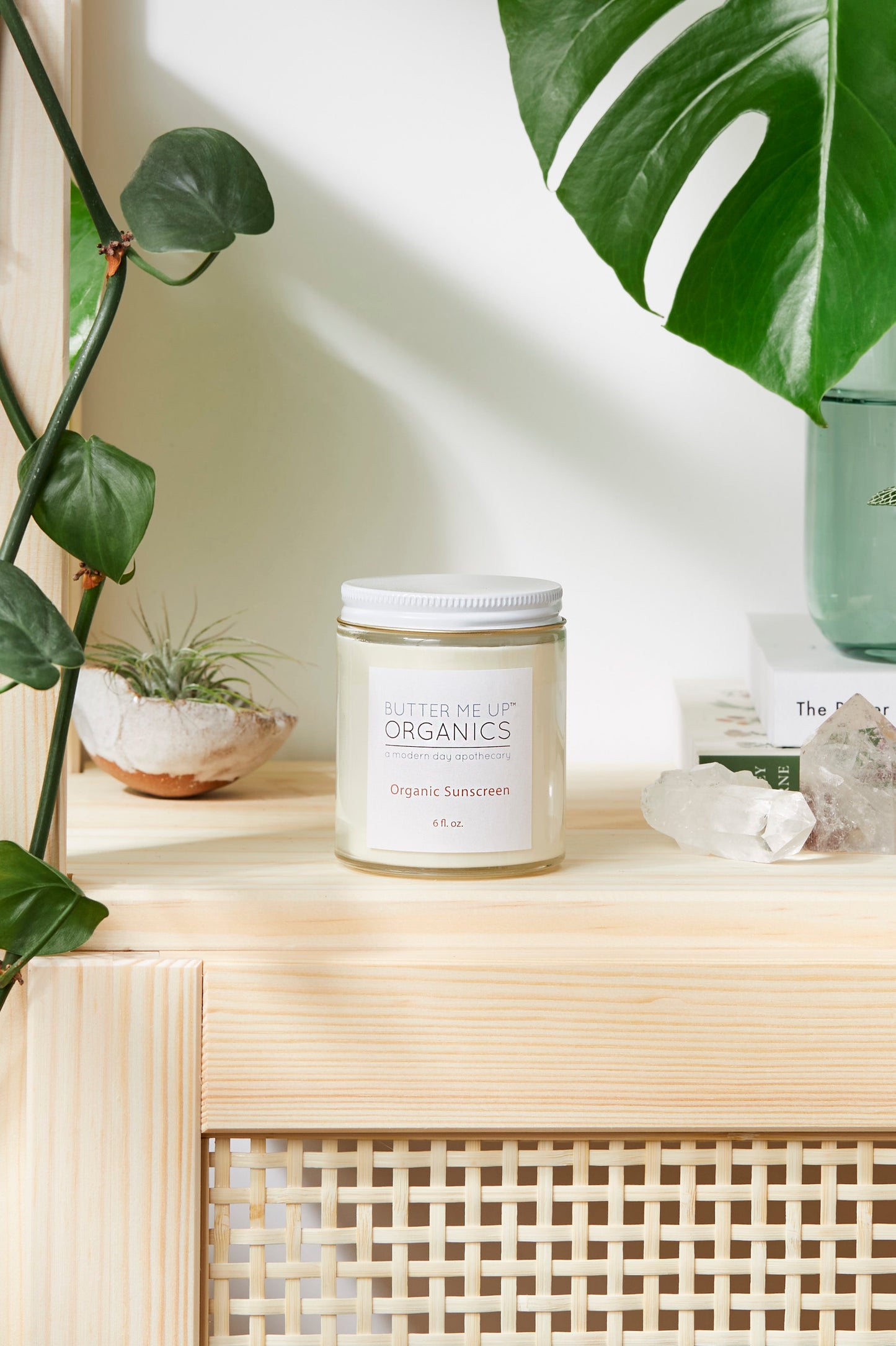 Natural Organic Suns  Block/ Safe Protection/ Non-Nano Zinc Oxide / Sun Protection / Butter Me Up Organics