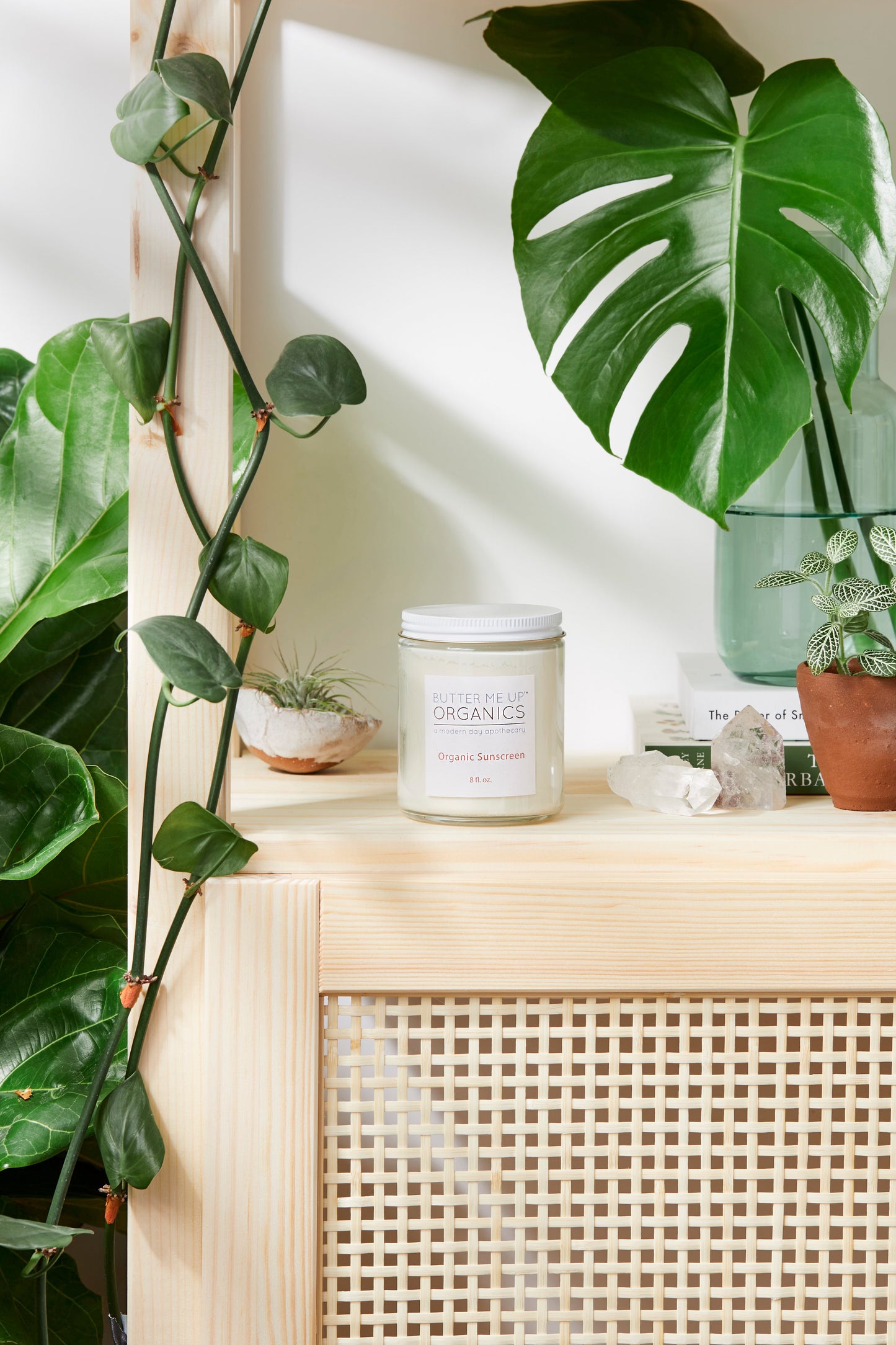 Natural Organic Suns  Block/ Safe Protection/ Non-Nano Zinc Oxide / Sun Protection / Butter Me Up Organics