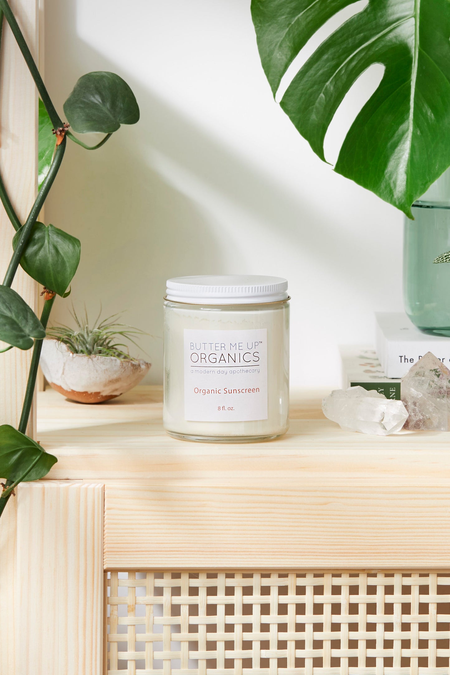 Natural Organic Suns  Block/ Safe Protection/ Non-Nano Zinc Oxide / Sun Protection / Butter Me Up Organics