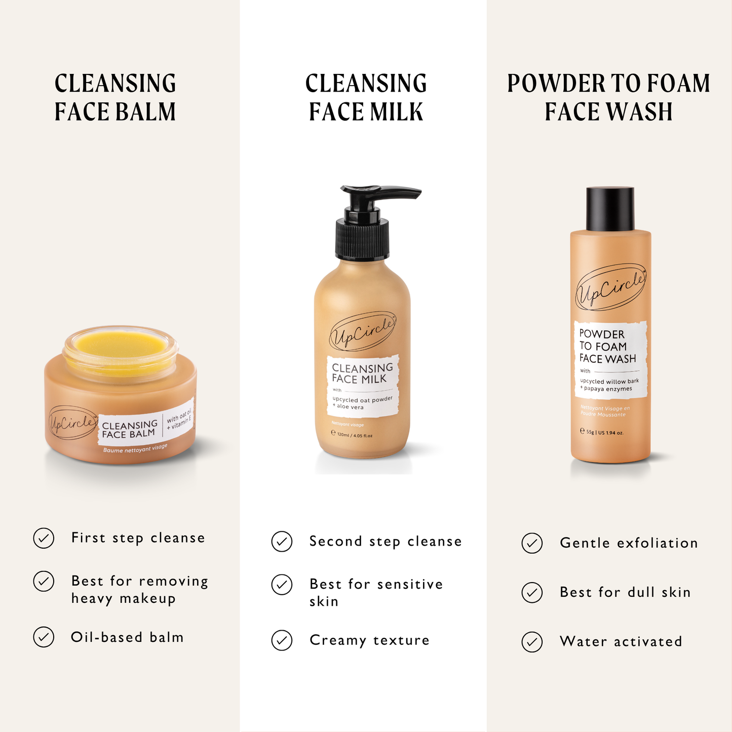 Powder to Foam Face Wash with Willow Bark + Papaya Enzymes