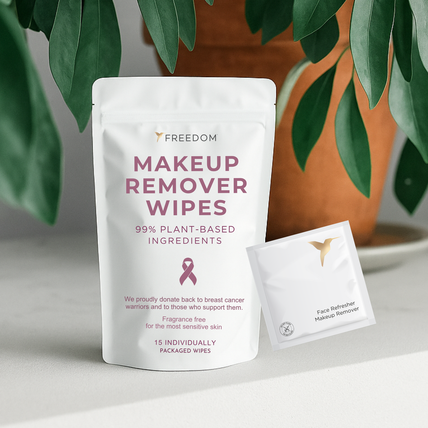 Natural Makeup Remover Wipes unscented