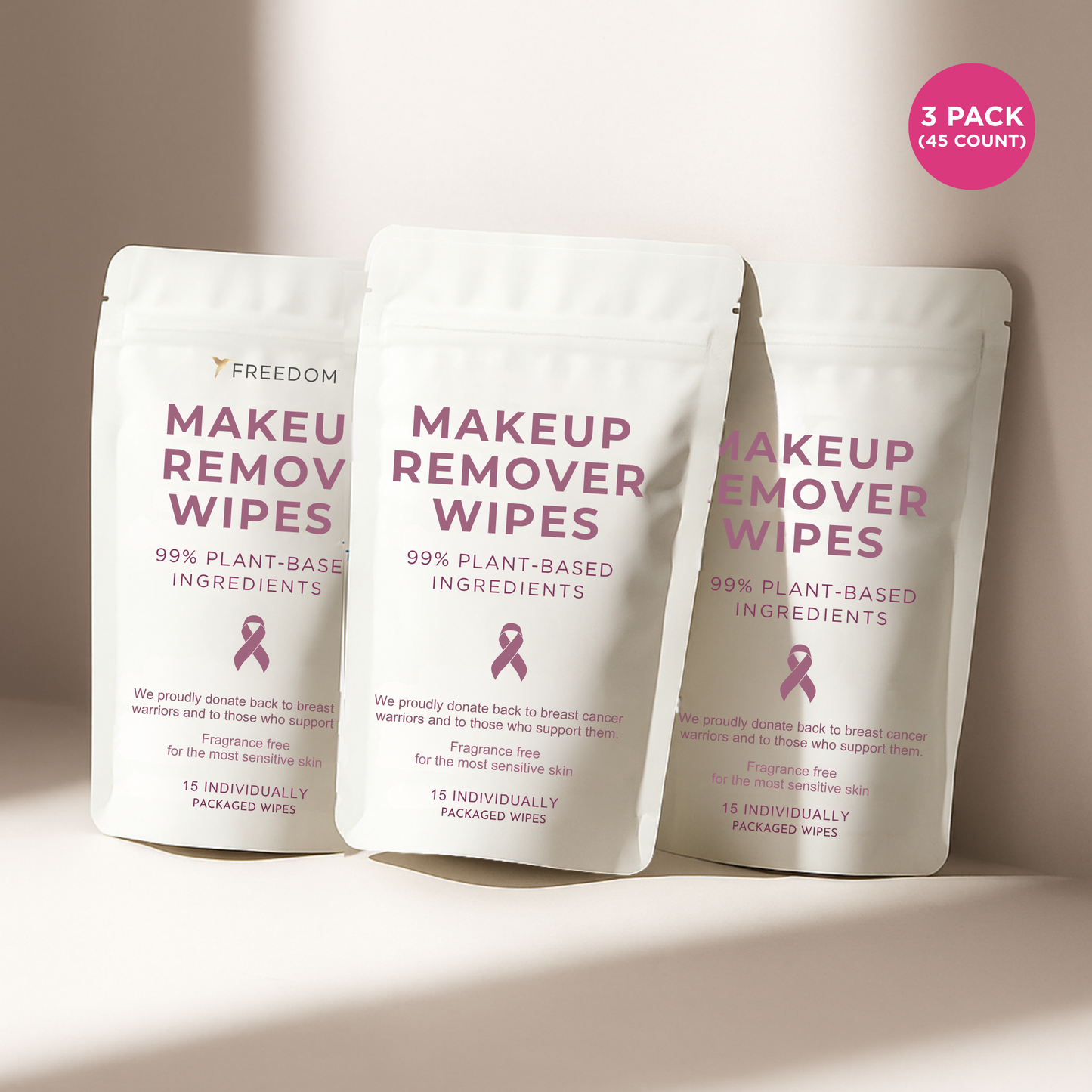 Natural Makeup Remover Wipes unscented