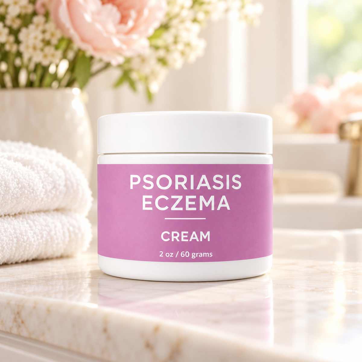 Psoriasis + Eczema Organic Cream Dry, Itchy Skin
