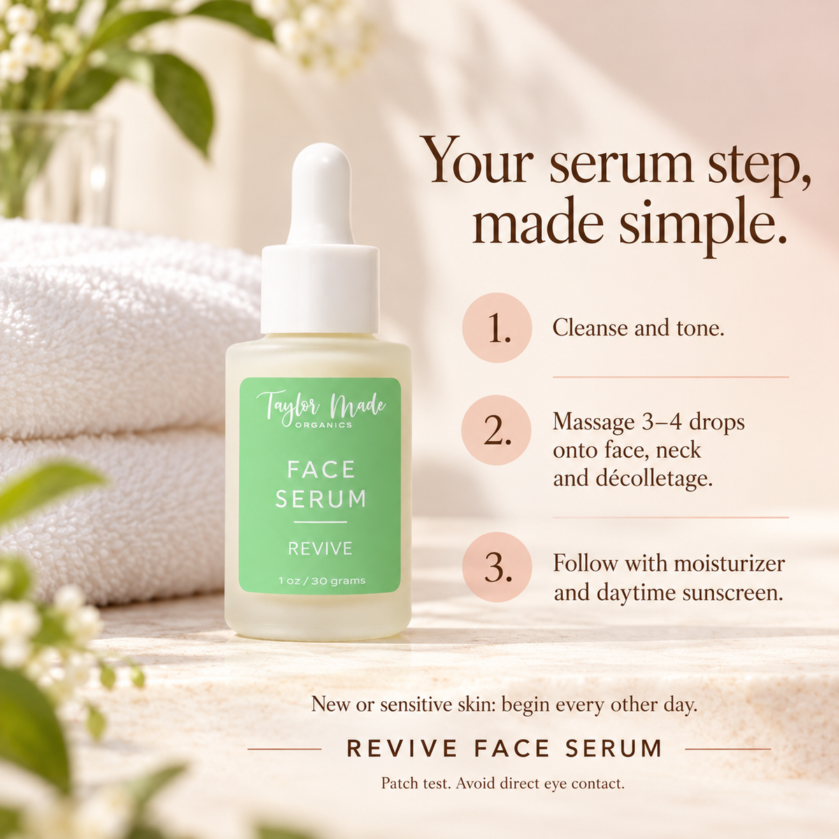 Revive Face Serum Bakuchiol + Hyaluronic Acid