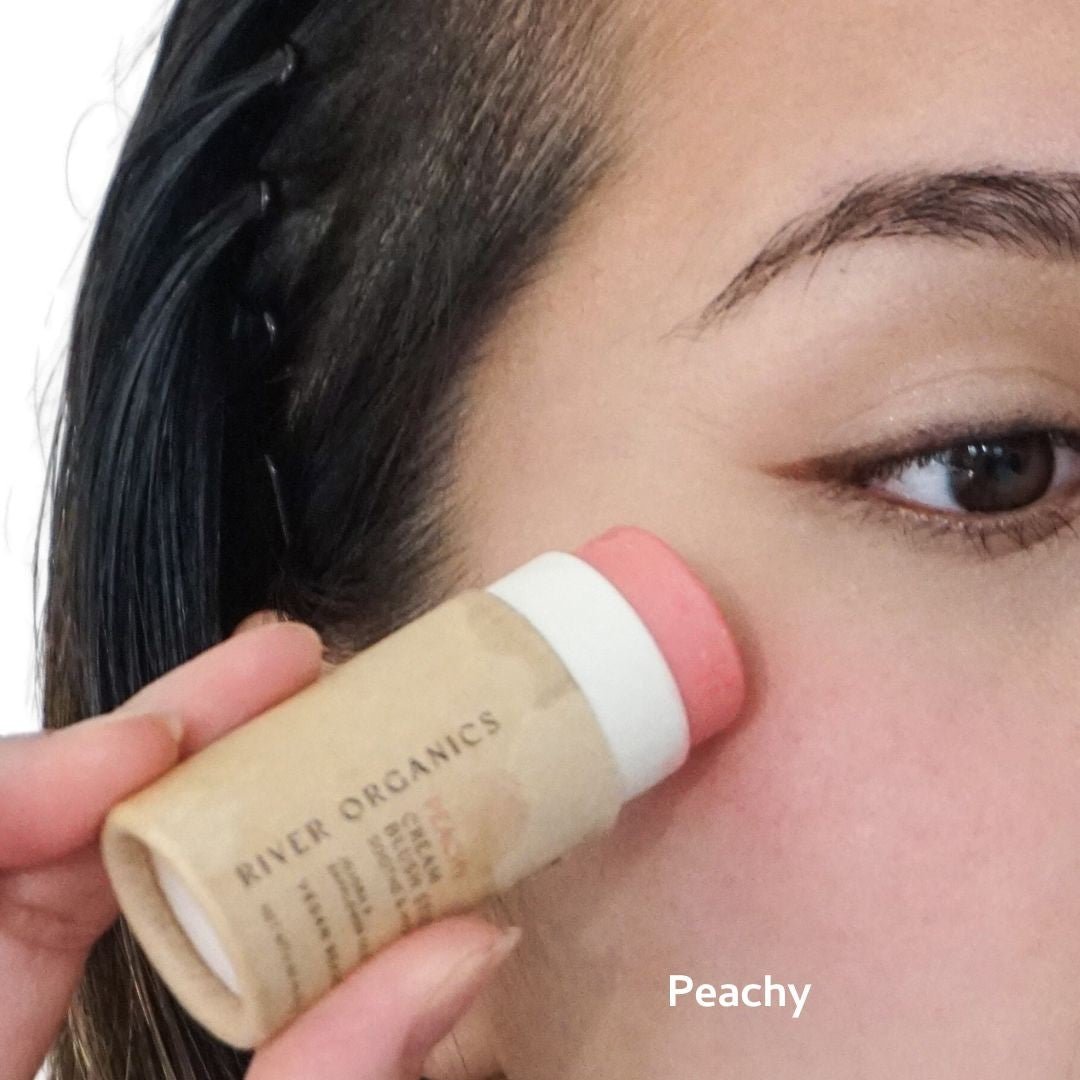 Set of 2 Natural Cream Blush Sticks