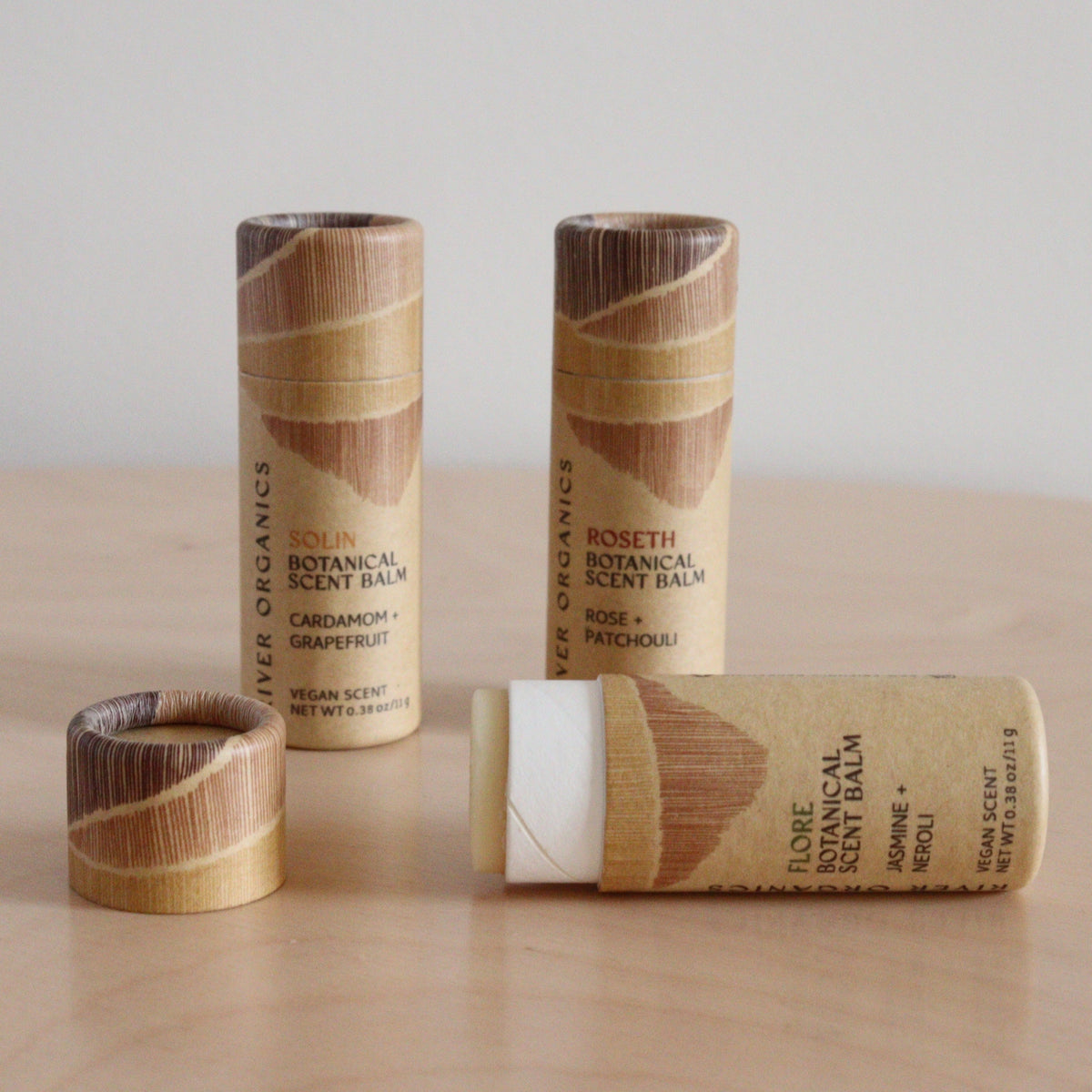 Botanical Scent Balms made with Essential Oils (Set of 2, 3 or 4)