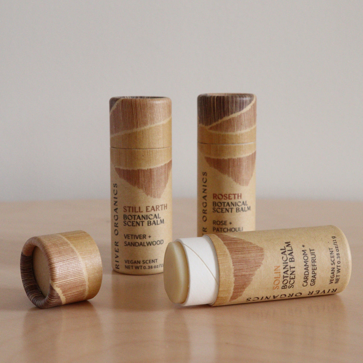 Botanical Scent Balms made with Essential Oils (Set of 2, 3 or 4)