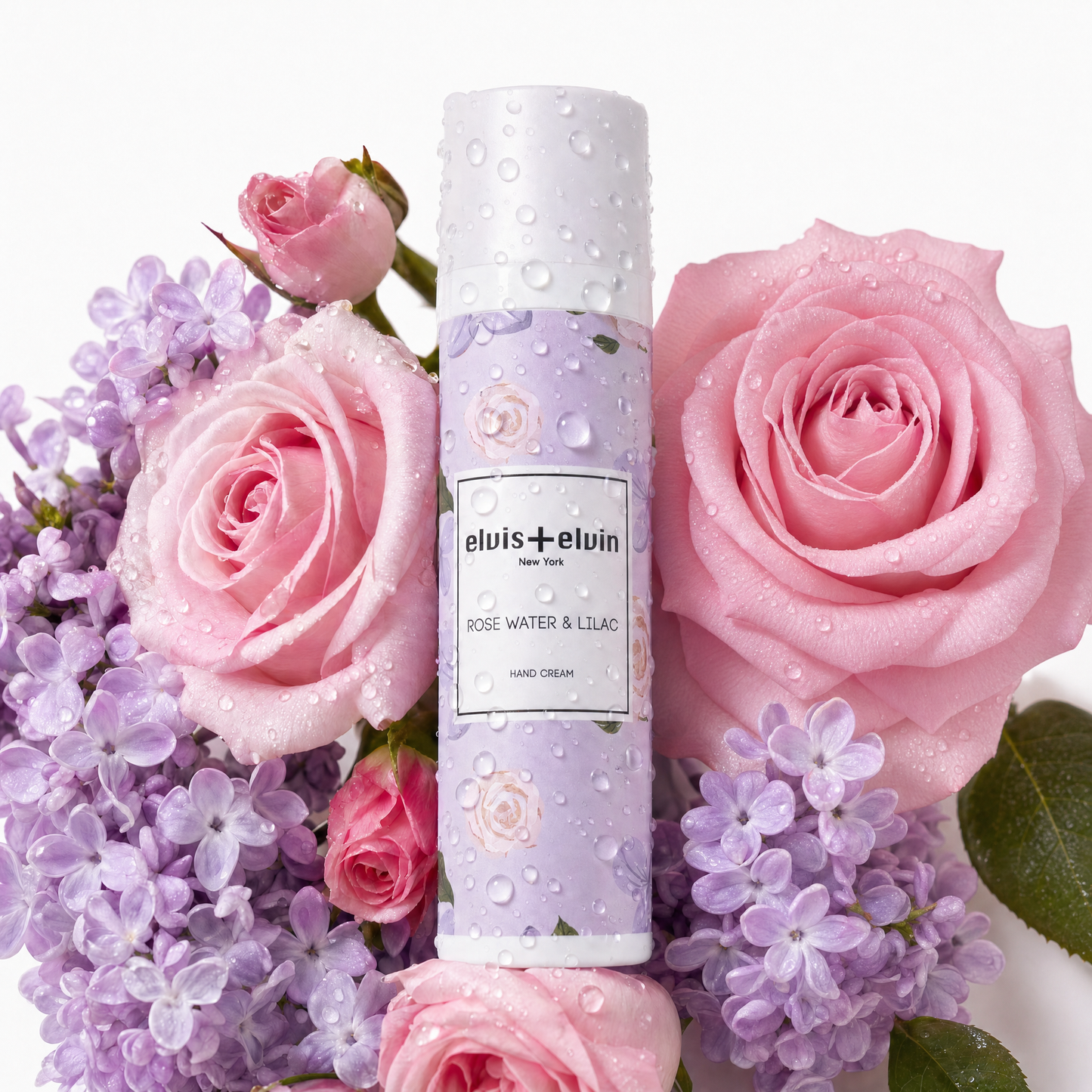 Rose Water & Lilac Fragrance Hand Cream by elvis+elvin