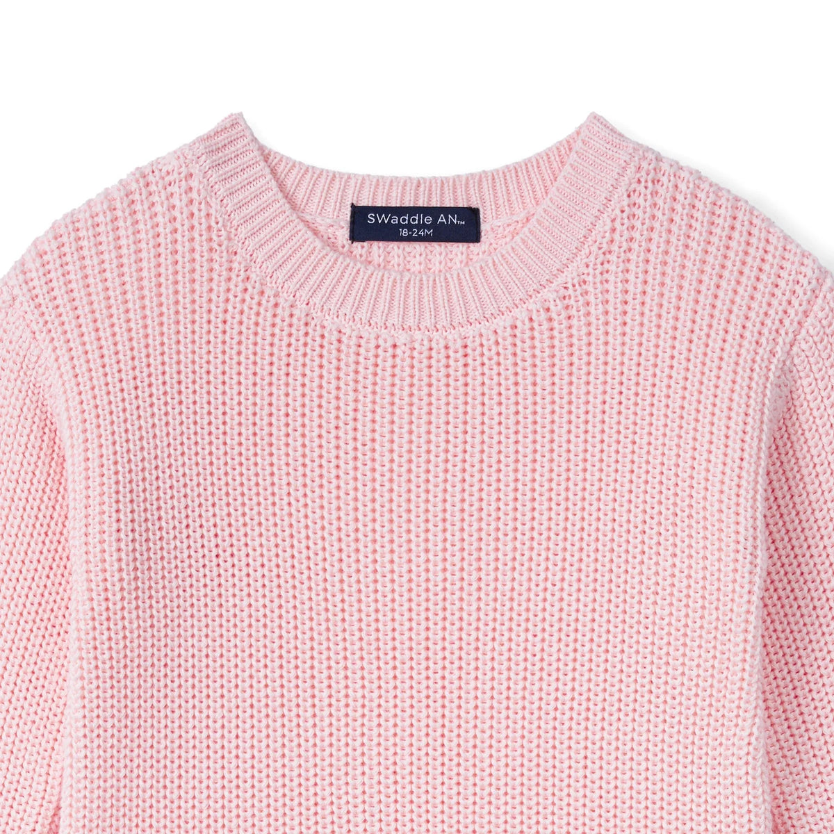 Baby Knit Romper Snap Closure in Pink