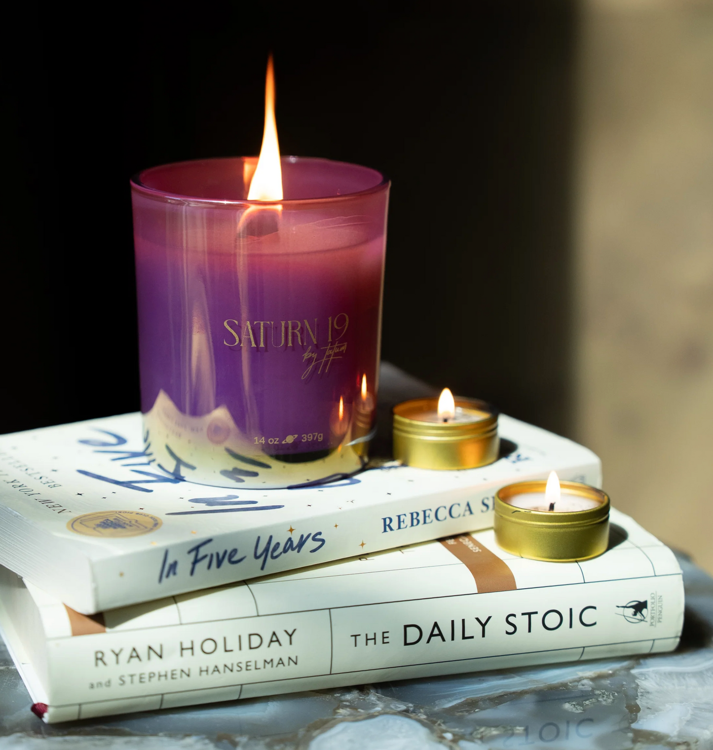 SATURN 19 Candle by Tatum & BuMama
