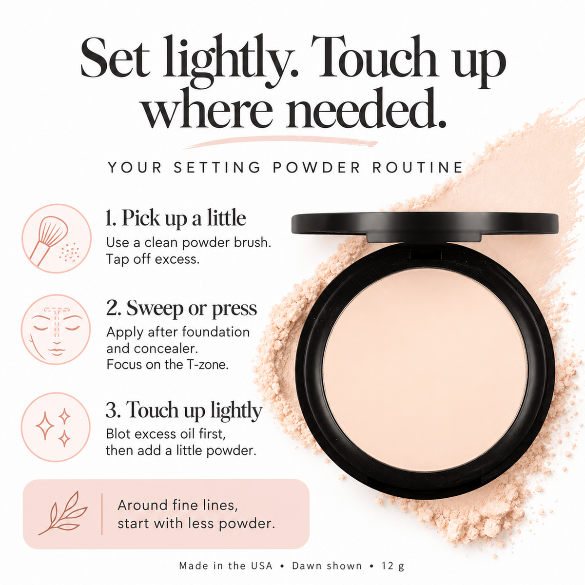 Pressed Setting Powder Talc-Free