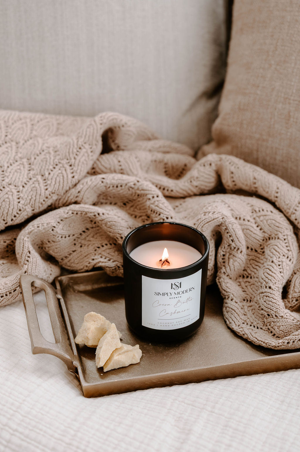 Cocoa Butter Cashmere | Wood-Wick Coconut Soy Wax Candle