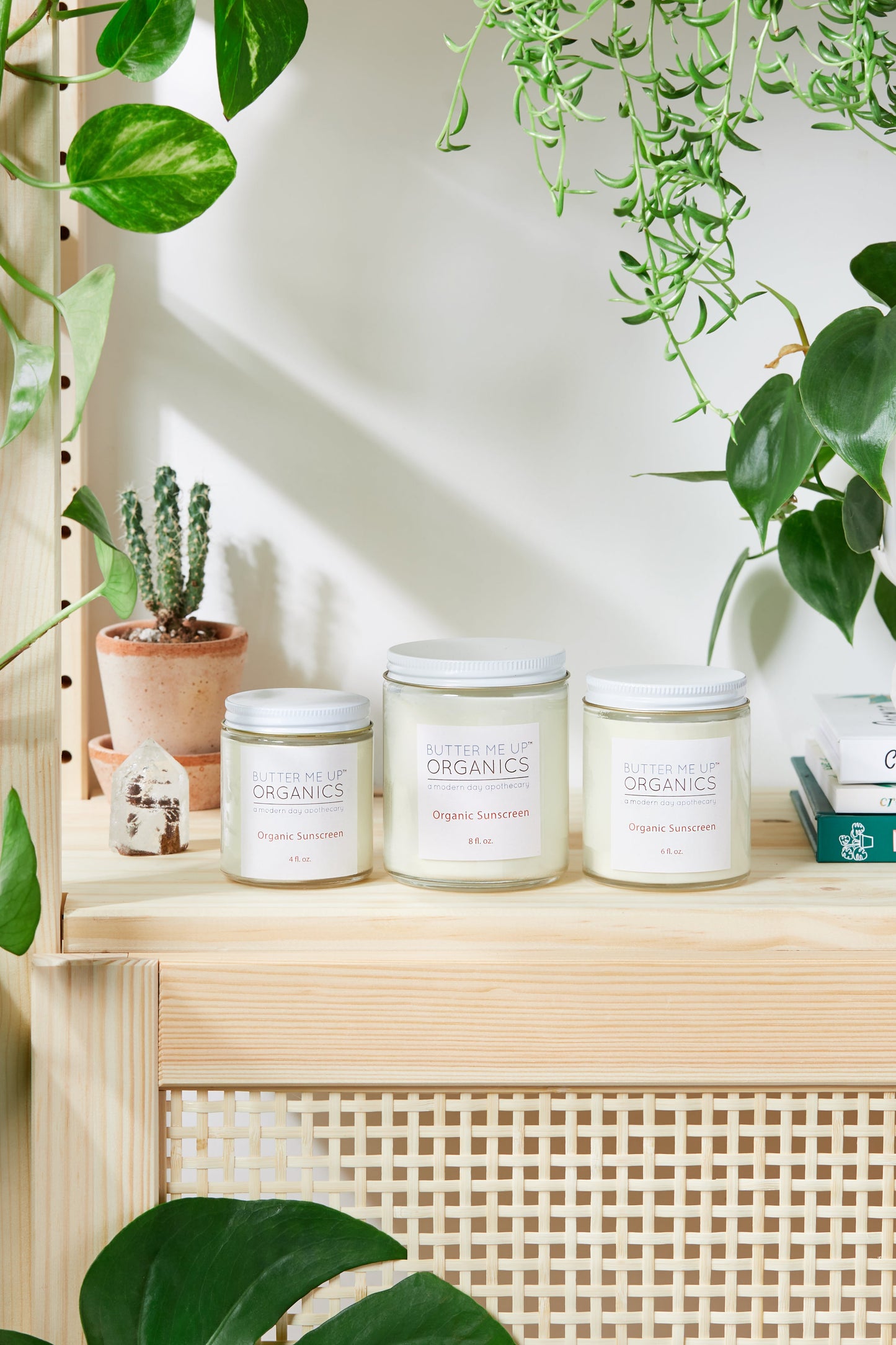 Natural Organic Suns  Block/ Safe Protection/ Non-Nano Zinc Oxide / Sun Protection / Butter Me Up Organics
