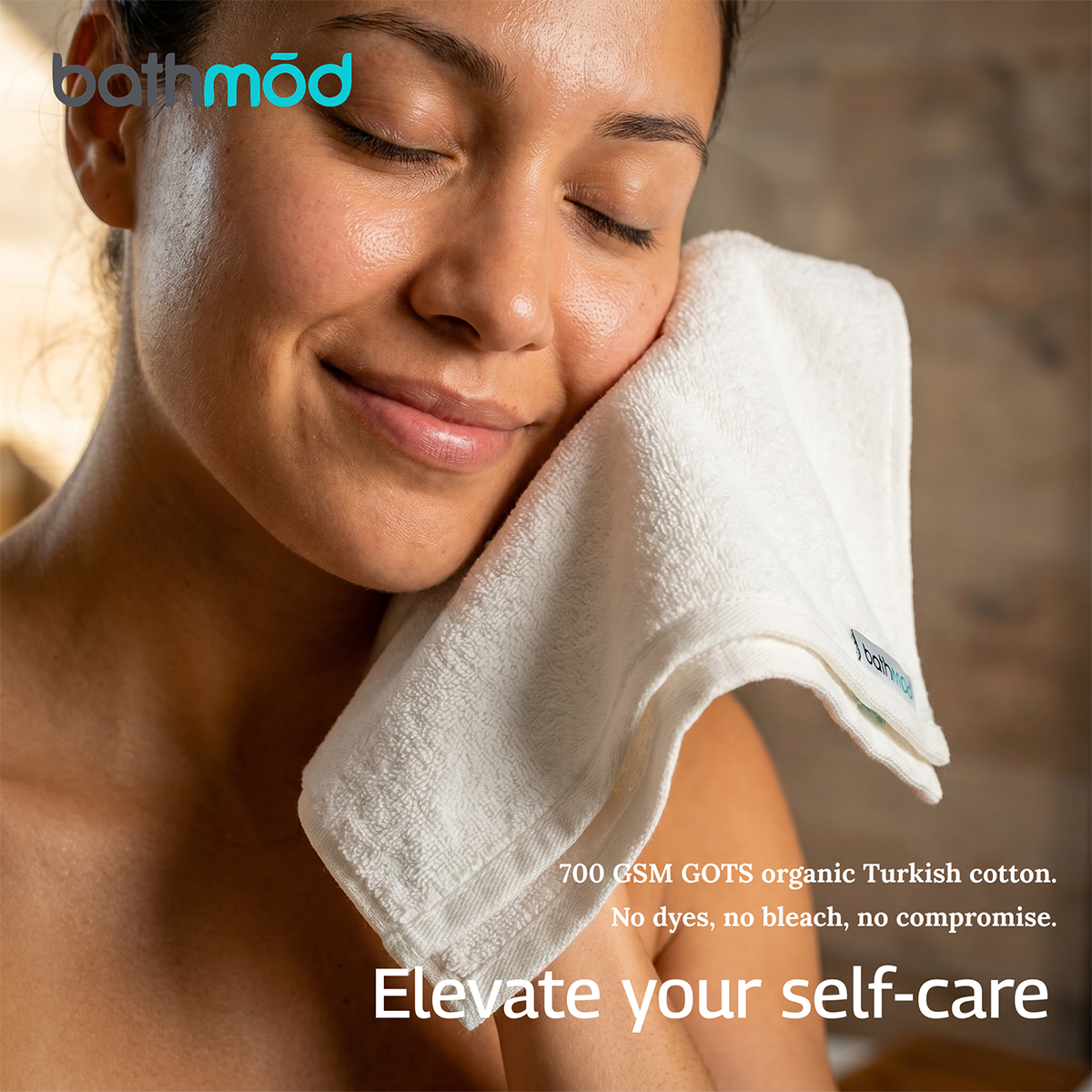 Luxury Organic Bath Six Piece Towel Set Soft, Plush, Eco-Friendly Towels