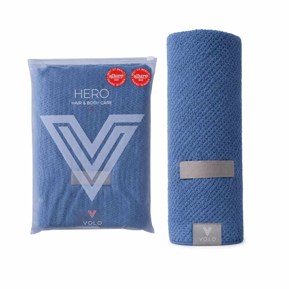 The VOLO Hero Hair Towel Eco Tote Packaging