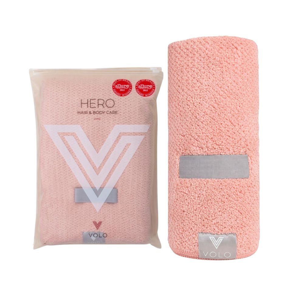 The VOLO Hero Hair Towel Eco Tote Packaging
