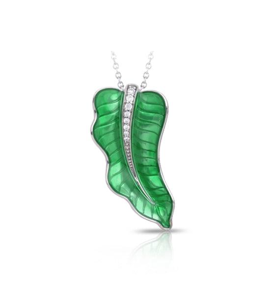 Lily Leaf Pendant (chain not included)