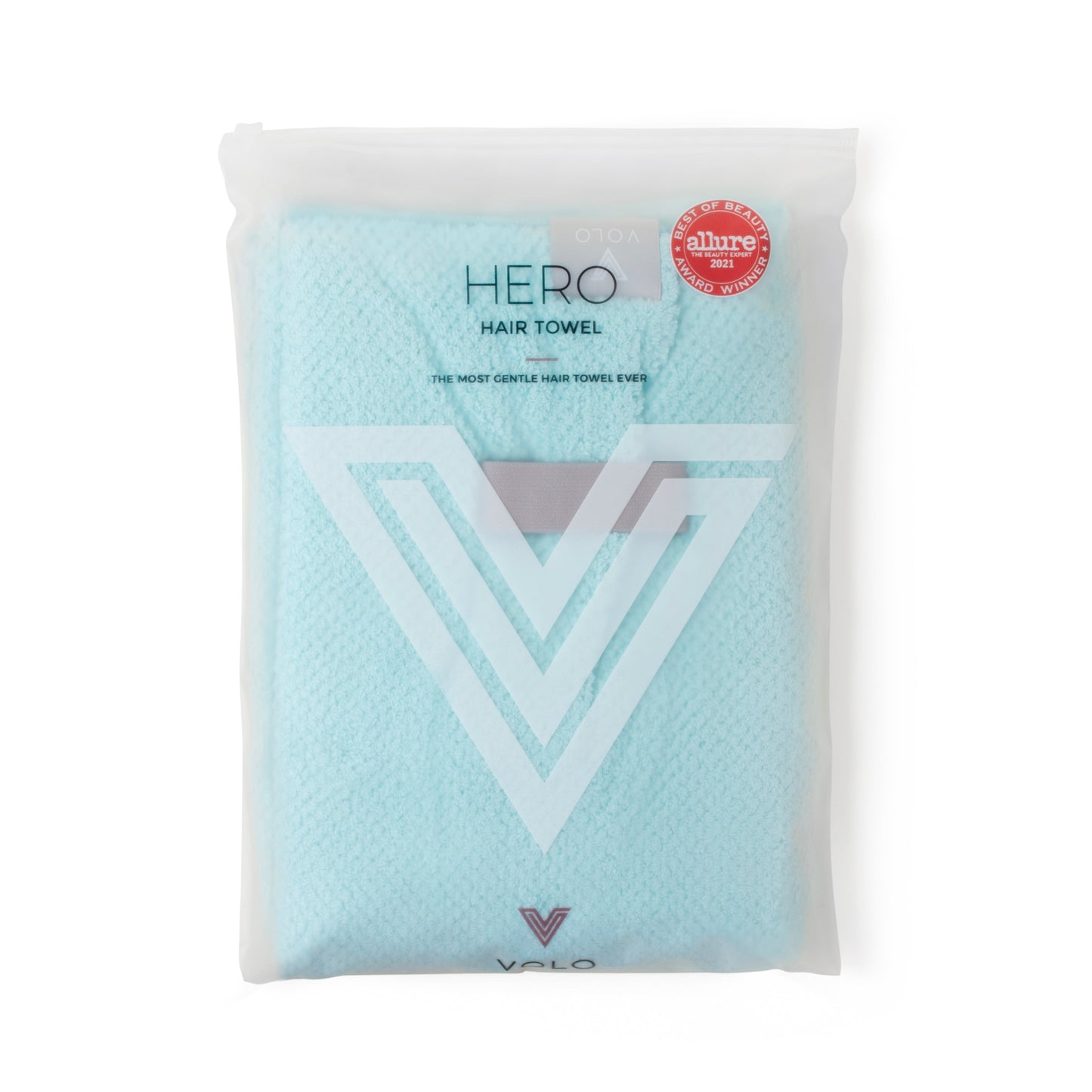 The VOLO Hero Hair Towel Eco Tote Packaging