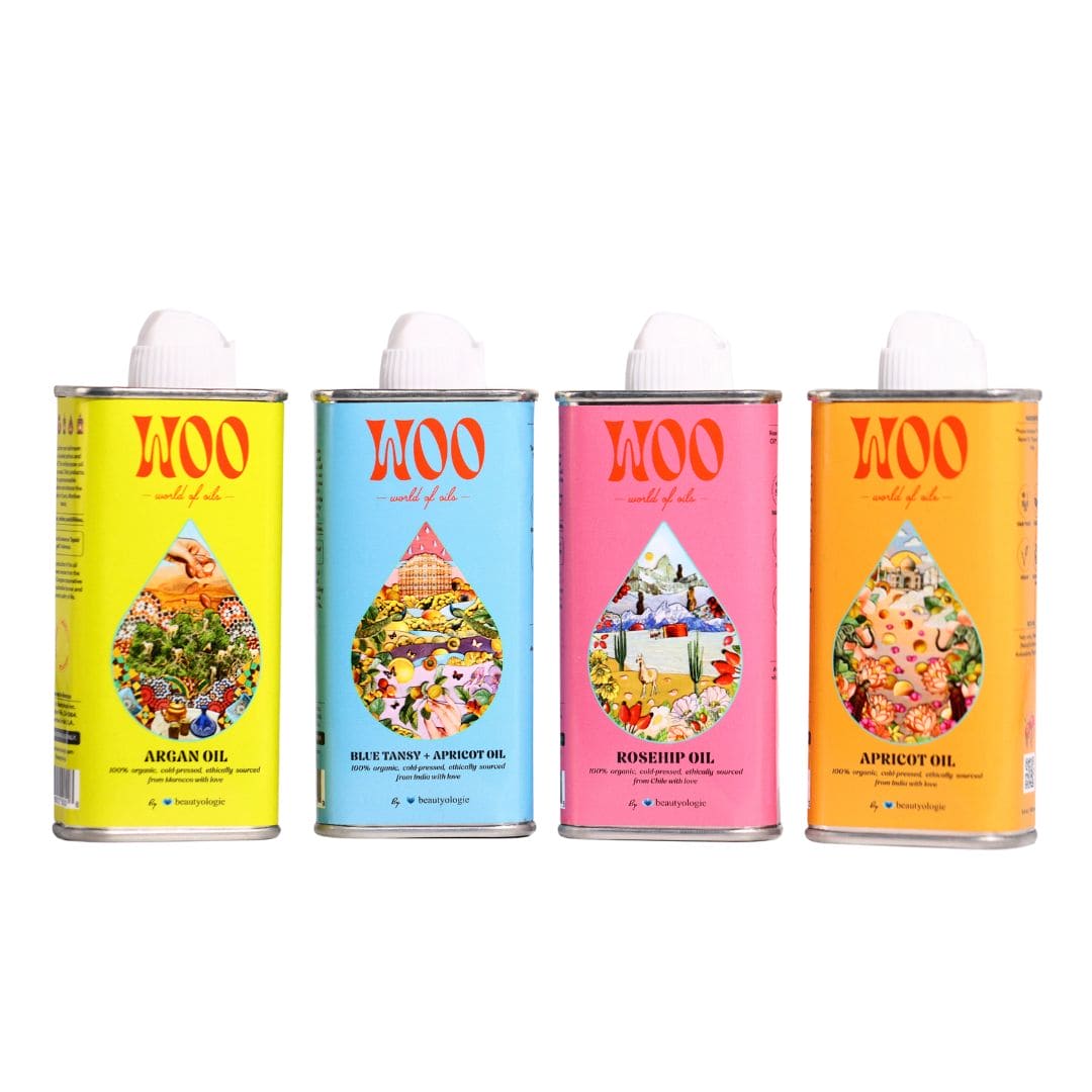 WOO™ Collection of 4 Oils, 100% Organic