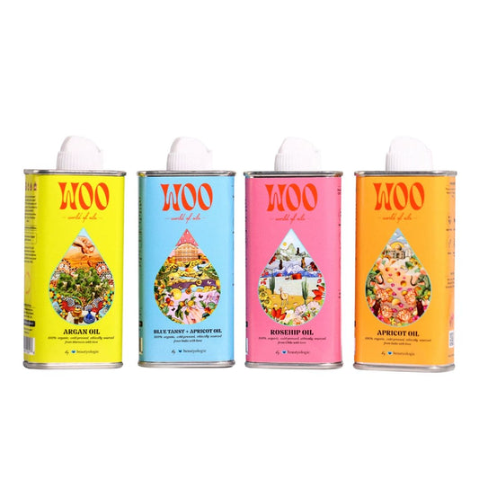 WOO™ Collection of 4 Oils, 100% Organic