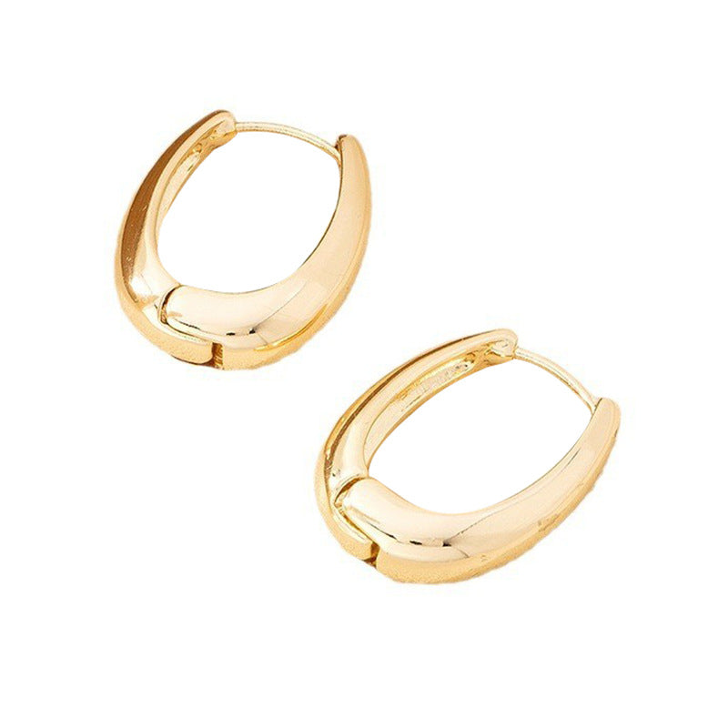Minimalist Versatile Square Earrings, Fashion Commuter Ear Jewelry, Teardrop Hoop Earrings, Women Huggie Earrings, Vintage Costume Jewelry Wholesale