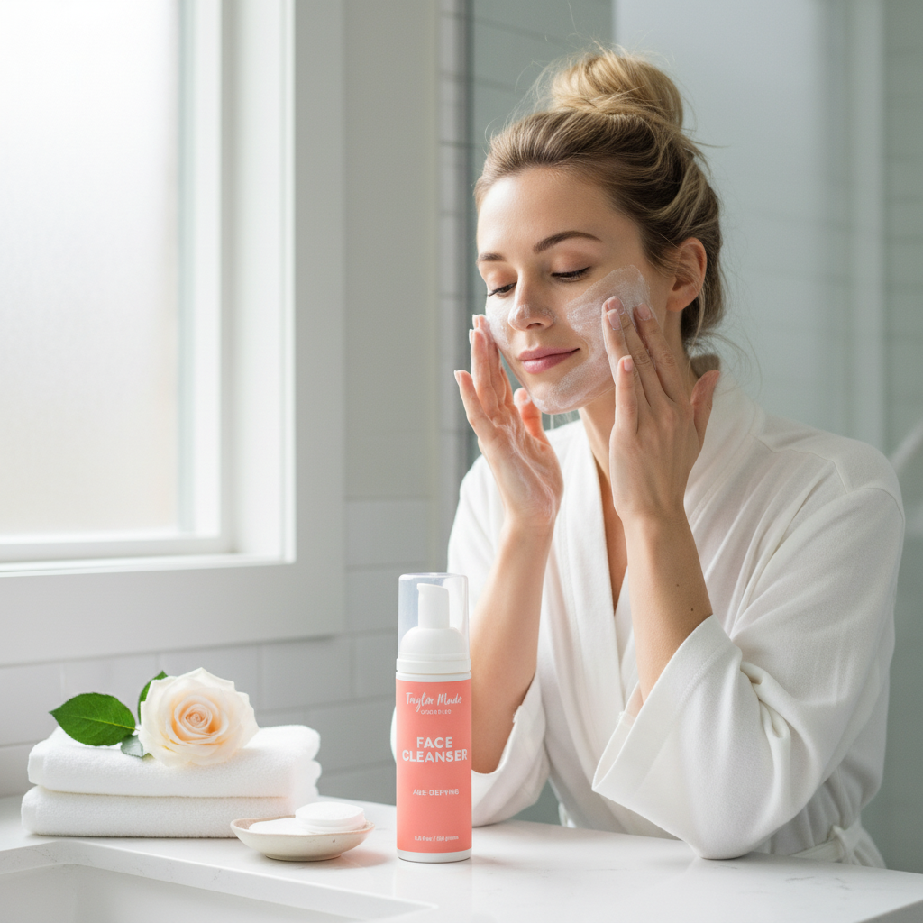 Age-Defying Foaming Face Cleanser with Vitamin C & MSM