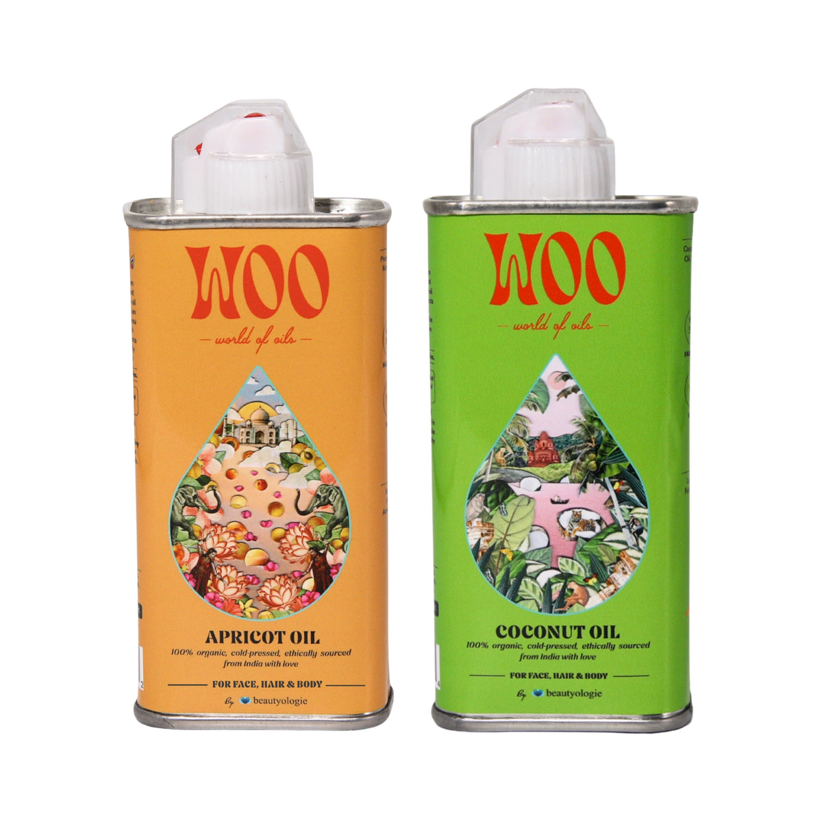 WOO™ Bundle of 2 Oils, 100% Organic