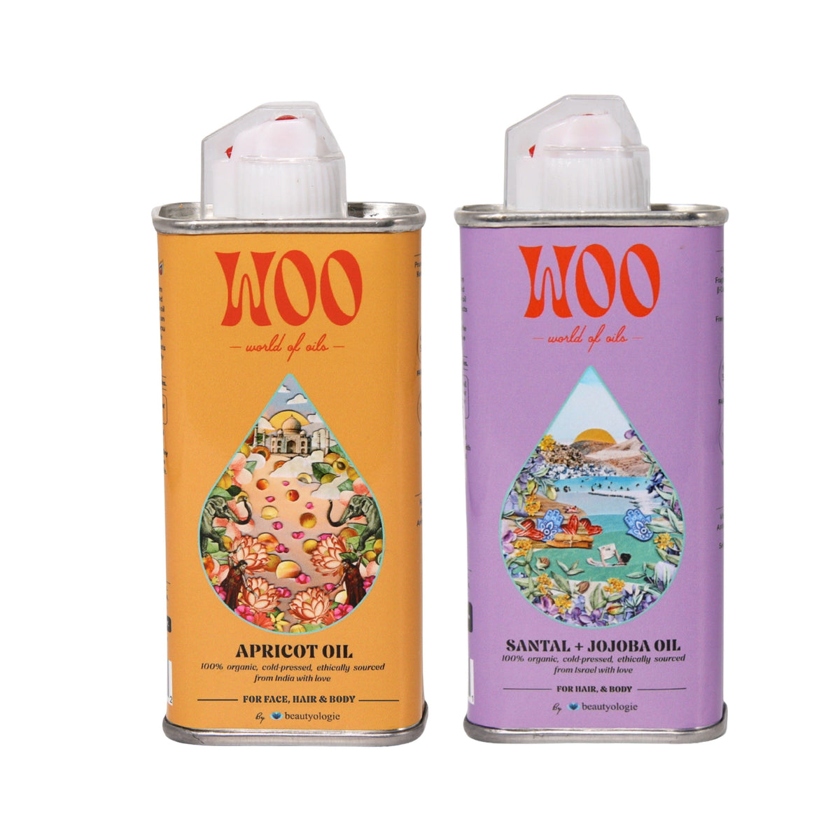WOO™ Bundle of 2 Oils, 100% Organic
