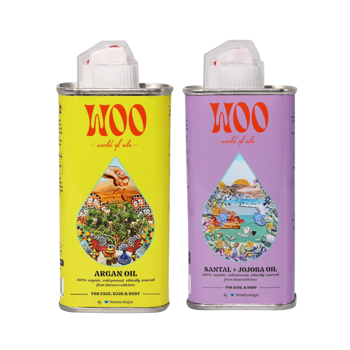 WOO™ Bundle of 2 Oils, 100% Organic