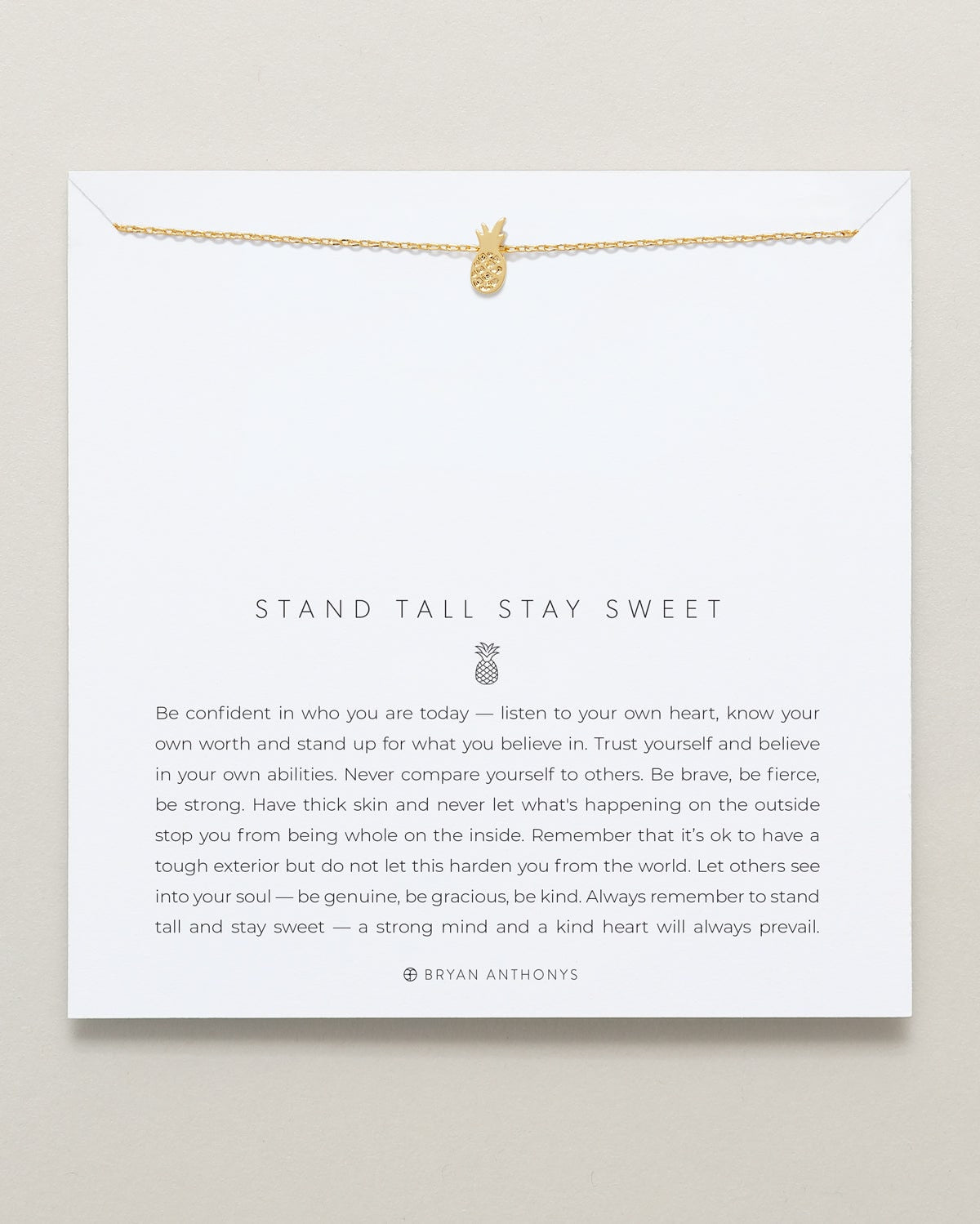 Stand Tall Stay Sweet Icon Necklace