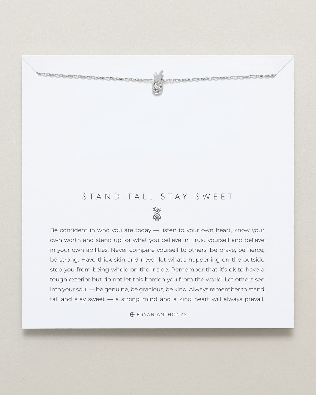 Stand Tall Stay Sweet Icon Necklace