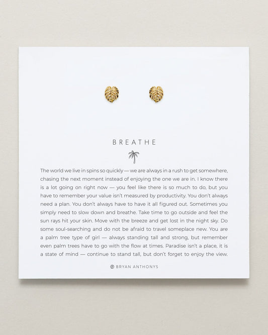 Breathe Stud Earrings