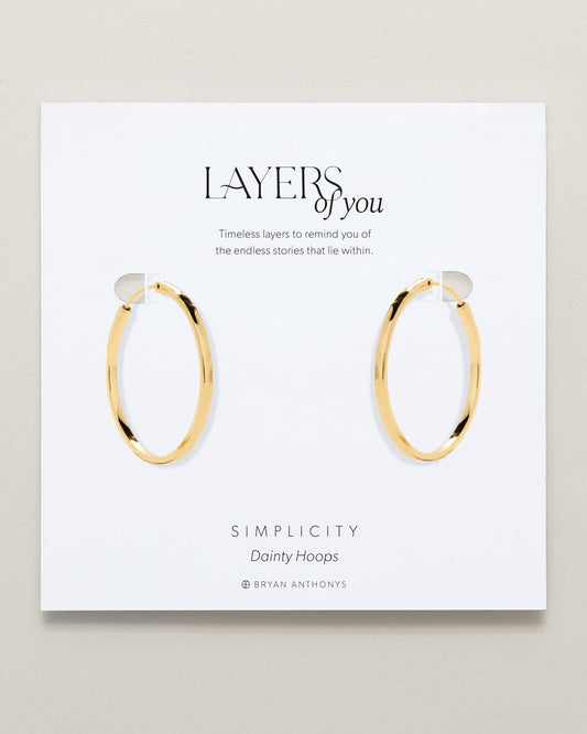 Simplicity Dainty Hoop Earrings