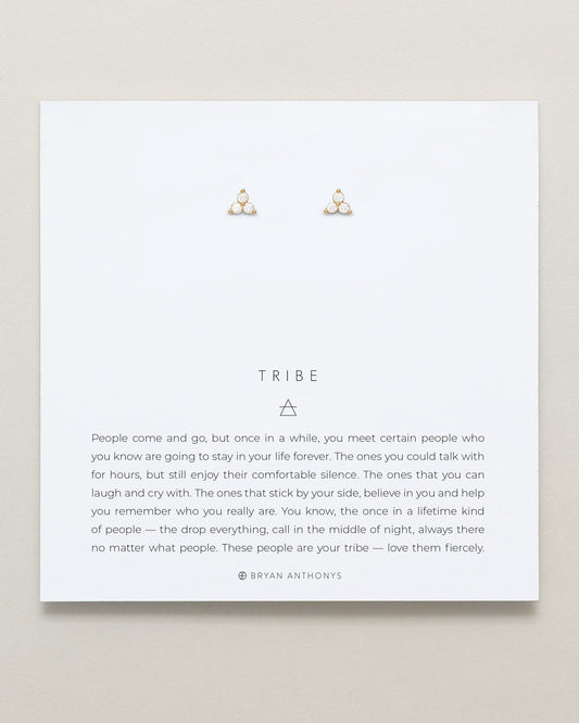 Tribe Dainty Friendship Stud Earrings