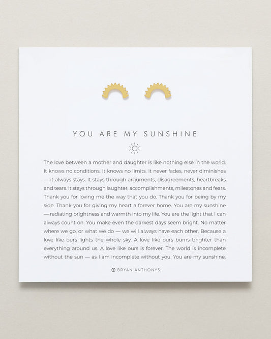 You Are My Sunshine Earrings
