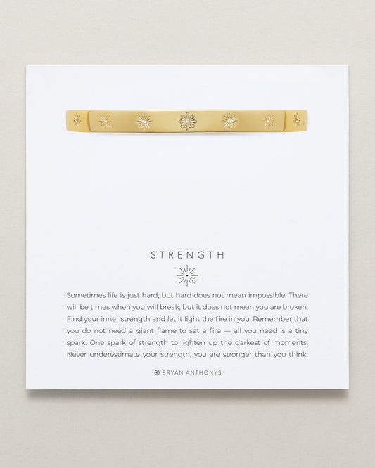 Strength Hinged Bracelet
