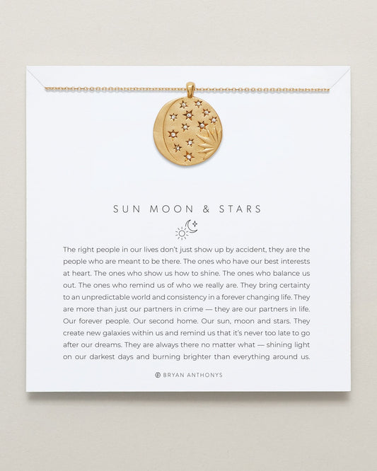Sun Moon & Stars Necklace
