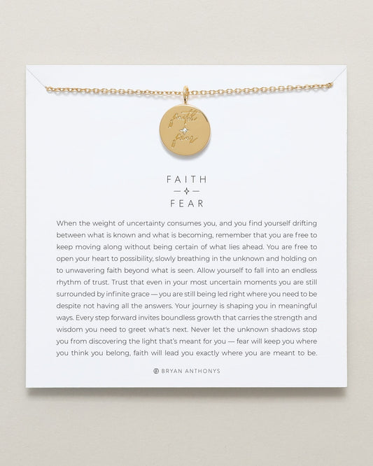 Faith Over Fear Necklace