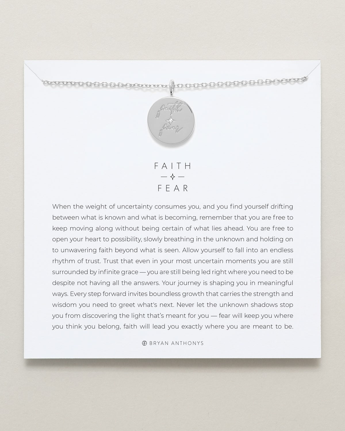 Faith Over Fear Necklace
