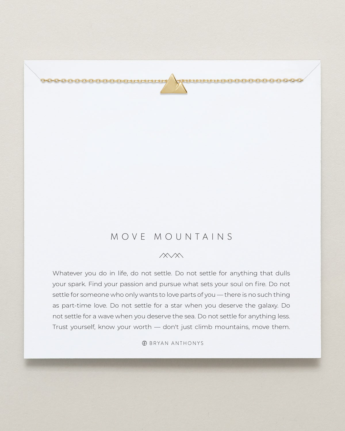 Move Mountains Necklace
