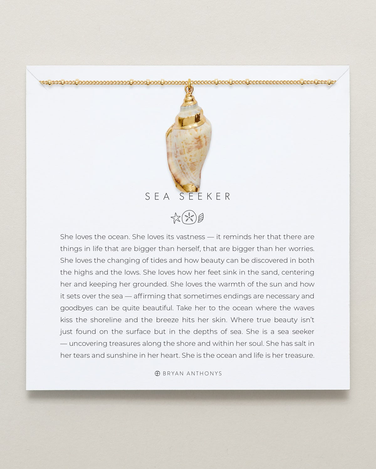 Sea Seeker Shell Necklace