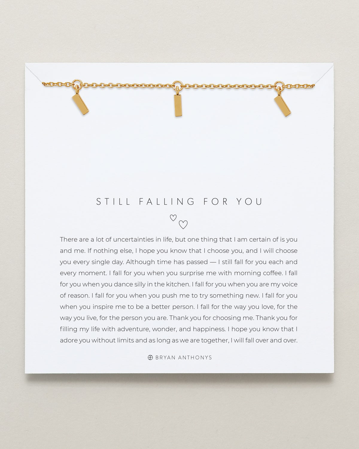 Still Falling For You Necklace