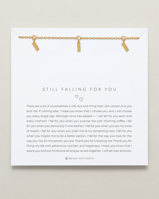 Still Falling For You Necklace