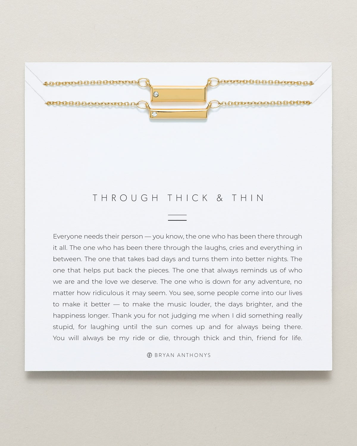 Through Thick & Thin Necklace Set