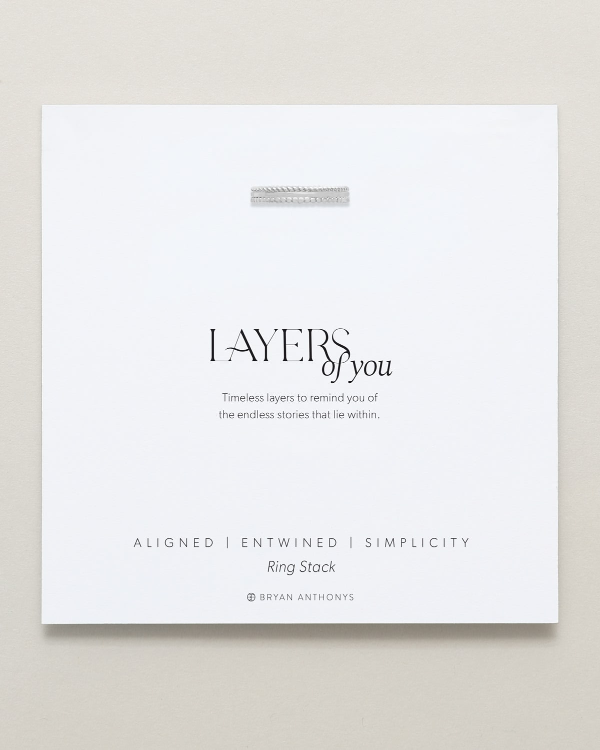 Layers of You Ring Stack